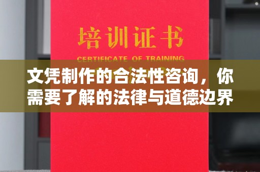 南部文凭制作的合法性咨询，你需要了解的法律与道德边界