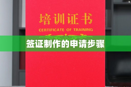 南部签证制作的申请步骤