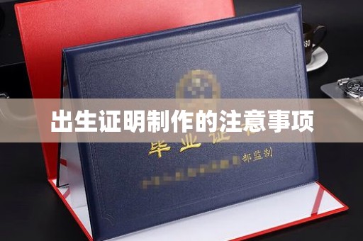 南部出生证明制作的注意事项