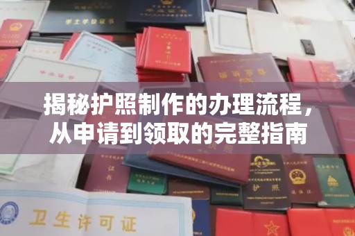 南部揭秘护照制作的办理流程，从申请到领取的完整指南